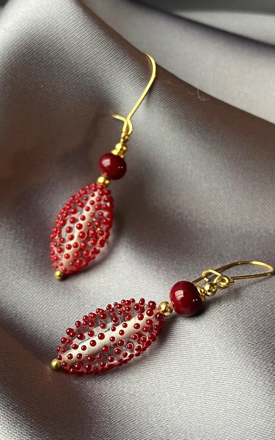 Boucles d'oreilles rouges Product3